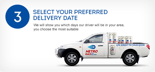 Select your preferred delivery date